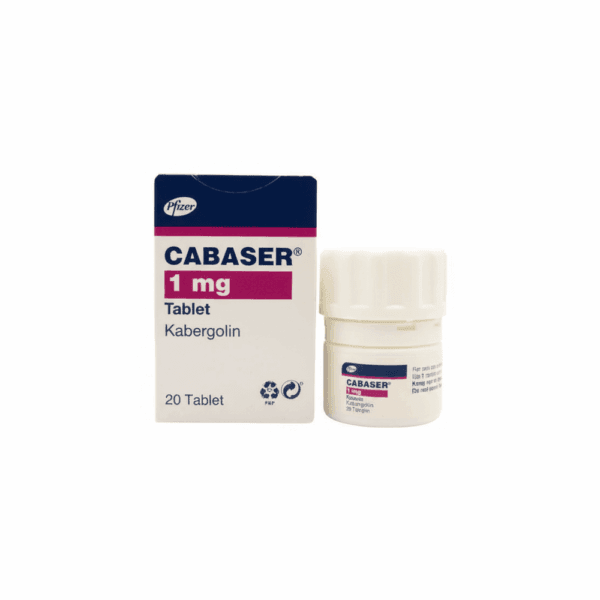 Cabaser 1 mg (20 Tablets) | Cabergoline | Prolactin Control & PCT