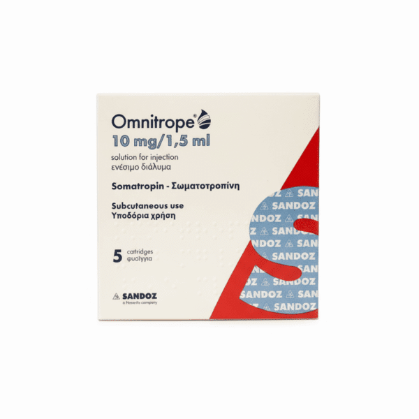 Omnitrope 10 mg (30 IU) Cartridge | Somatropin HGH | Sandoz